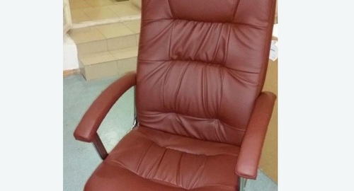 Обтяжка офисного кресла. Ишимбай
