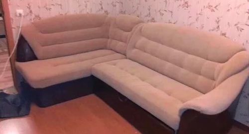 Перетяжка углового дивана. Ишимбай